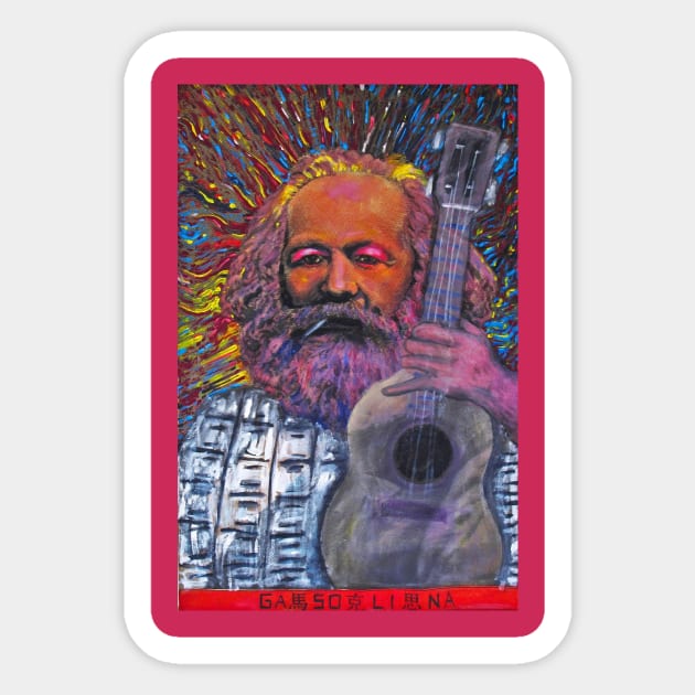 Hippie Marx Sticker by Majenye